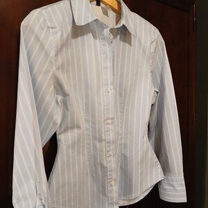 DIVIDED Ice Blue Button LS Shirt XS - EUC